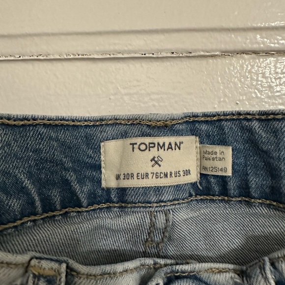 TOPMAN light blue skinny jeans - Picture 3 of 3